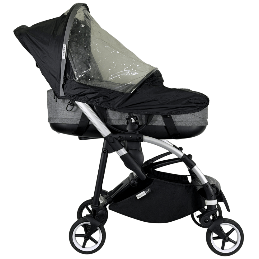 bugaboo bee 6 used Grey Complete Carrycot/ Pushchair / frame and raincover Carpet Everyday Backpack-leather Minimalist Storm Style:CU200XGM