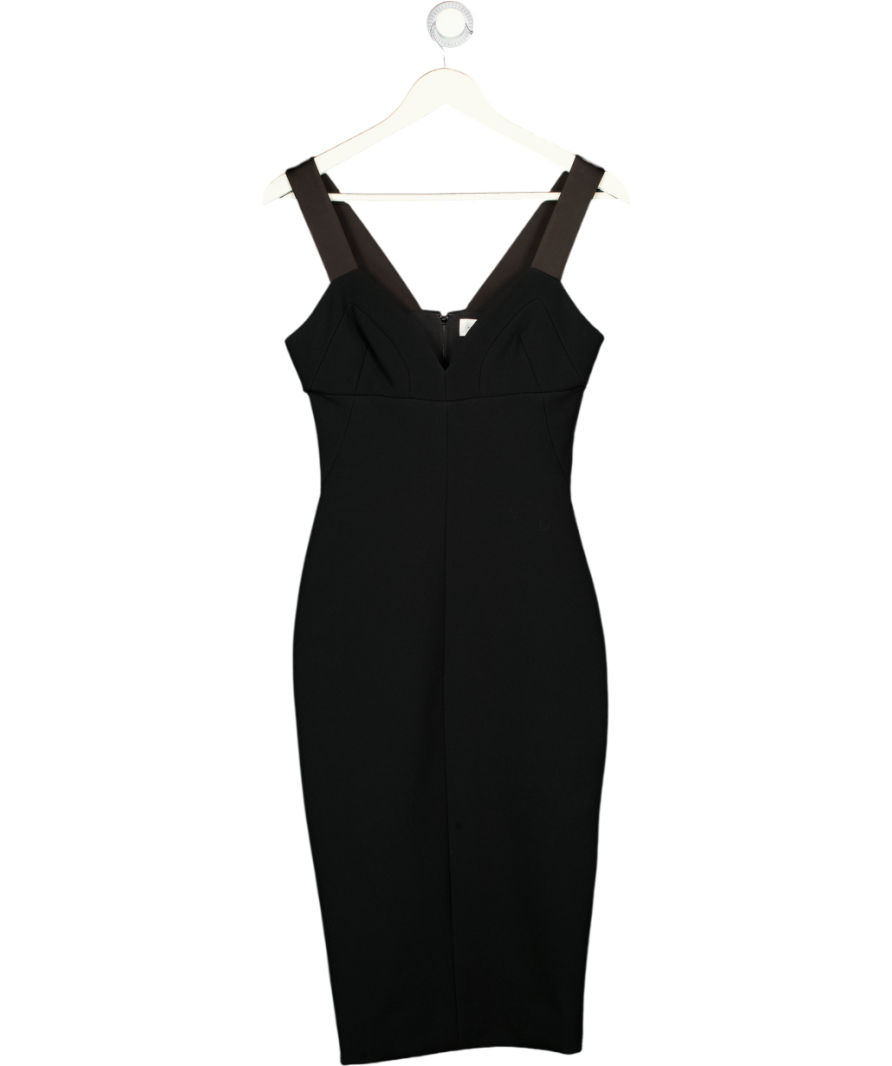 VICTORIA BECKHAM Black Fitted Pencil Dress UK 8 Reliked VICTORIA BECKHAM Black Fitted Pencil Dress UK 8 Reliked