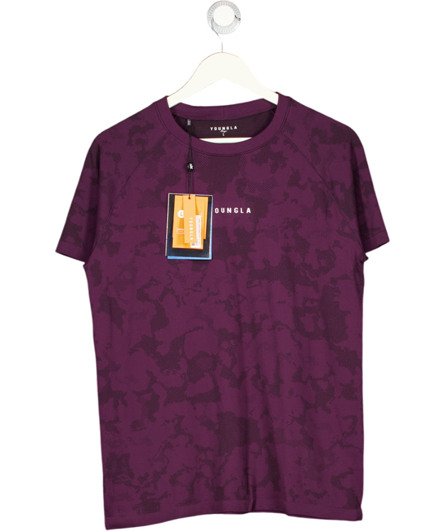 紫 Ape tシャツ BAPE 紫系迷彩 半袖ワークシャツ Lサイズ エイプ