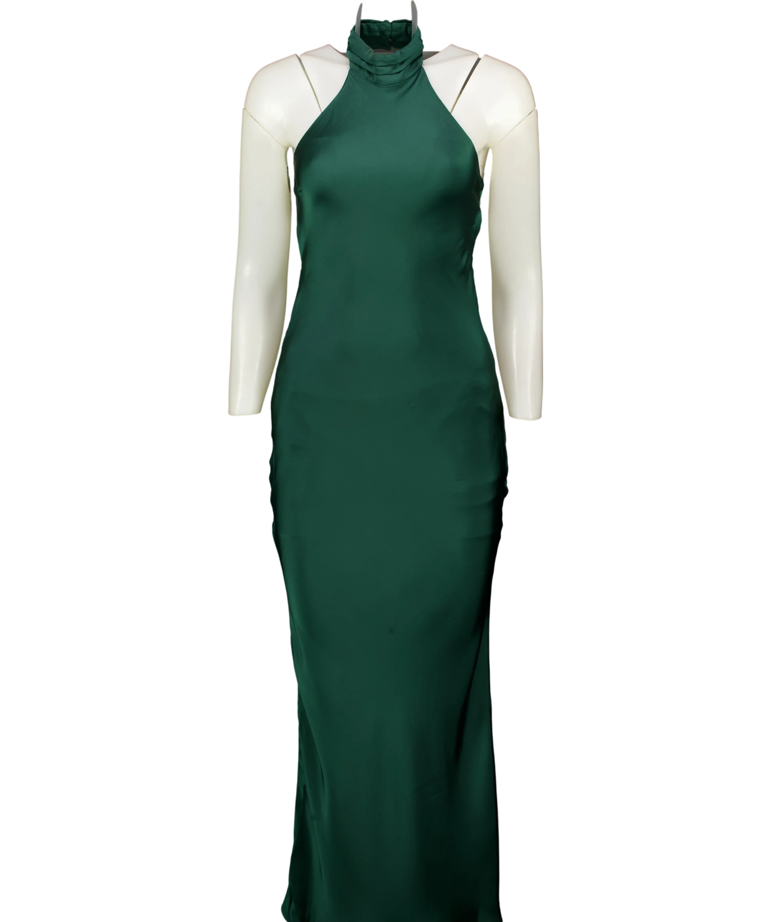 Hello Molly Green Open Back Maxi Dress UK 6 – Reliked