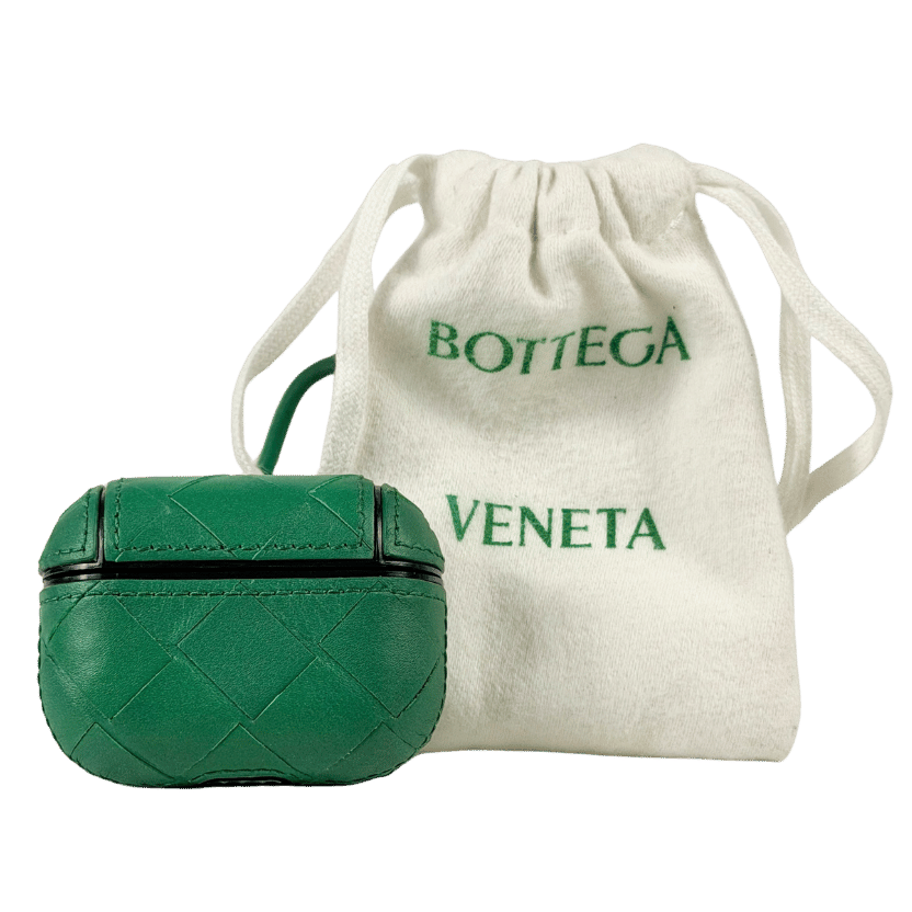 BOTTEGA VENETA Airpod Pro Green Woven Leather Case One Size – Reliked