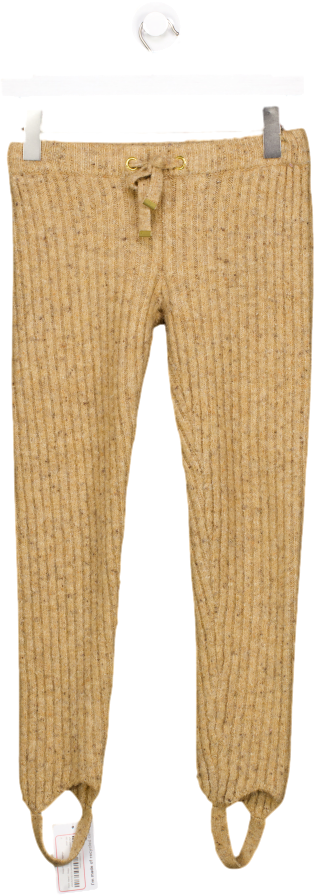 River Island Beige Knitted Leggings UK XS – Reliked