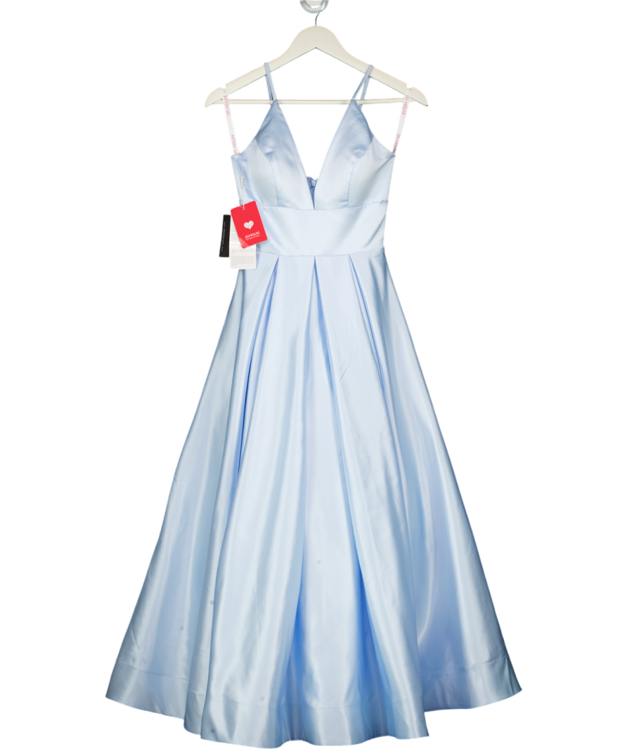 JJ's House Sky Blue Satin Gown Dress 32