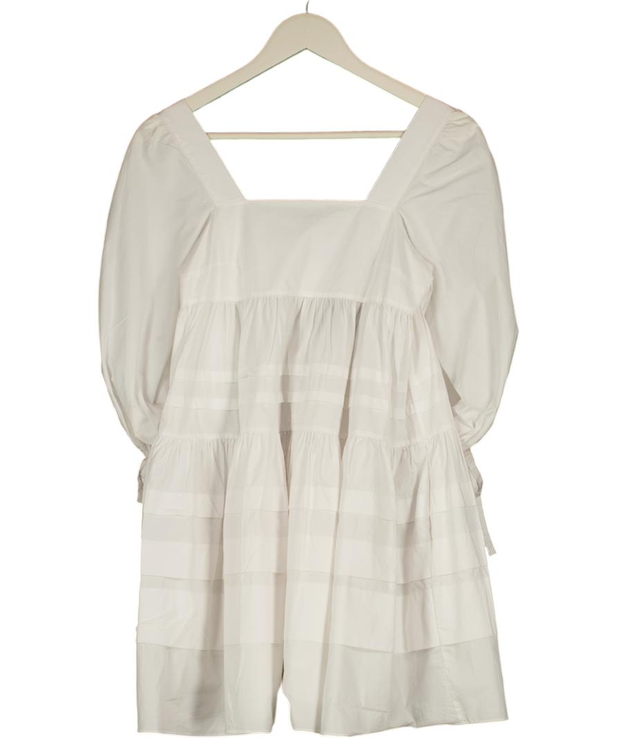 white cotton dress uk PAPER LONDON Martha Summer Mini 6 – Reliked casual white cotton dress Black Chiffon Cold Shoulder 18-20/2X the Louise Midi Dress shirt-fit:Tailored