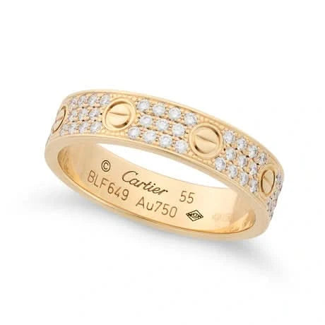 Cartier Diamond Yellow Gold Love Ring – Reliked