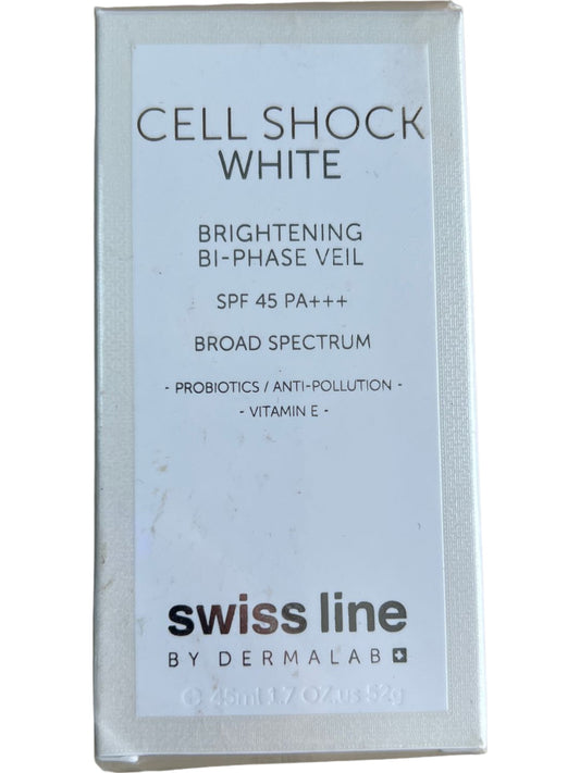 Swissline Brightening Bi-Phase Veil SPF 45 PA+++ Skincare 45ml