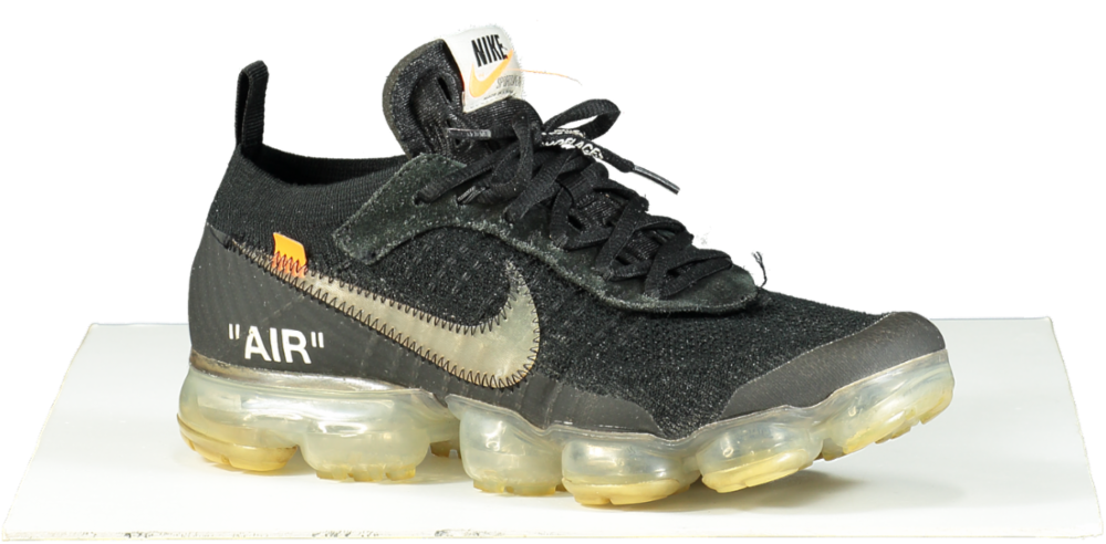 Nike Black Off White Air Vapormax Trainers UK 7