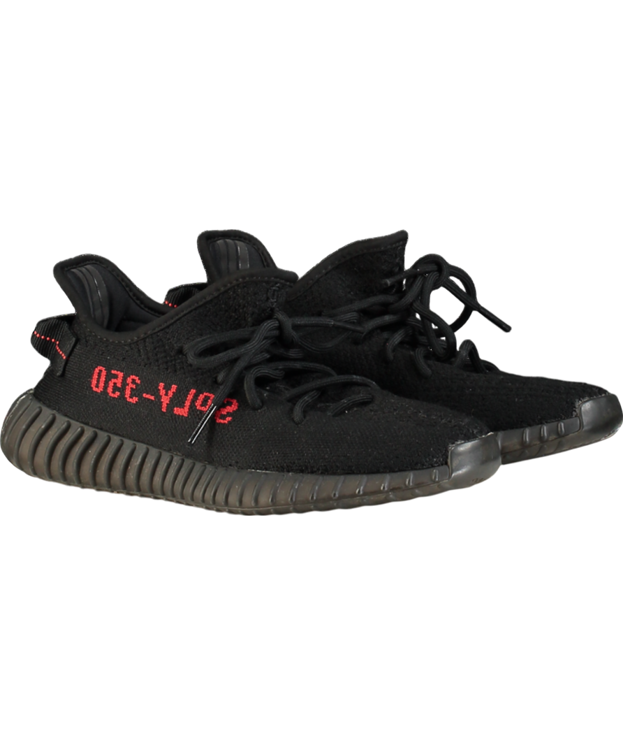 adidas Adidas Yeezy Boost 350 V2 Black Red Trainers UK EU 40