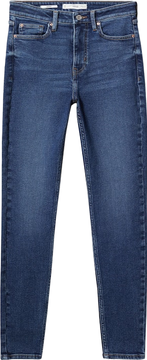 MANGO Blue High Rise Skinny Jeans BNWT UK 10