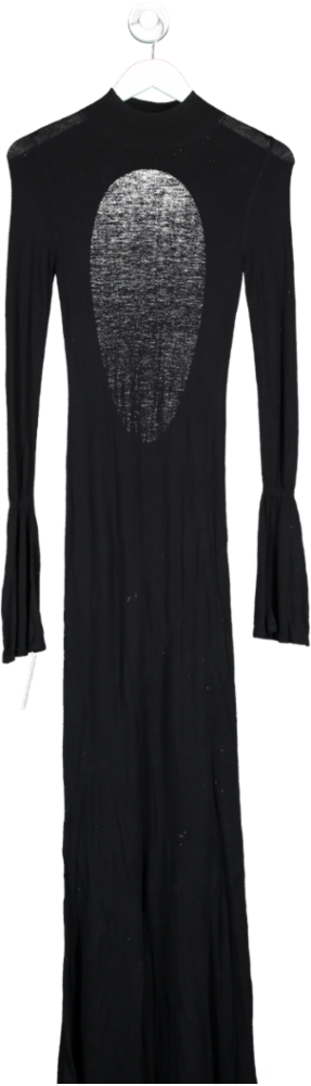 House of CB Sancha Black Knit Maxi Dress UK XS