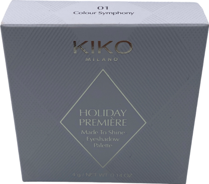 kiko Holiday Première Made To Shine Eyeshadow Palette 01 Colour Symphony 4g