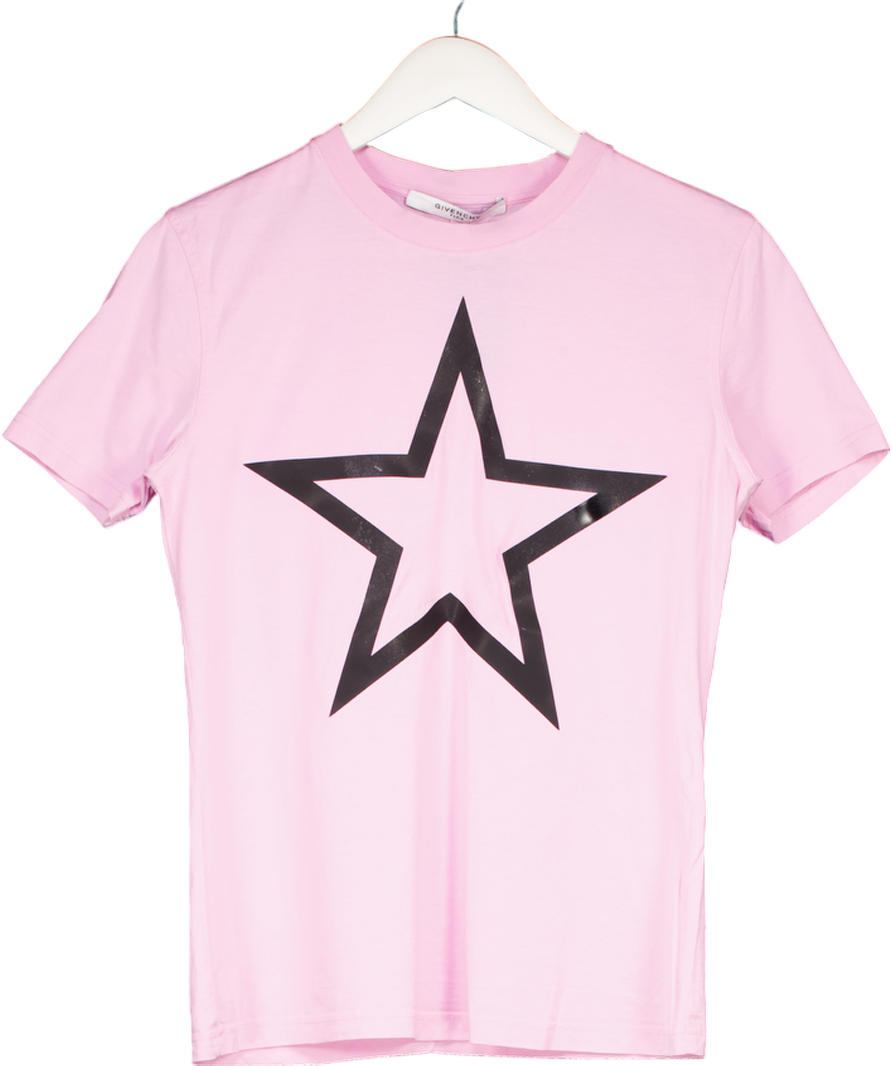 GIVENCHY star tshirt PINK sサイズ GIvenchy Pink Macro Star T-shirt UK M - Reliked