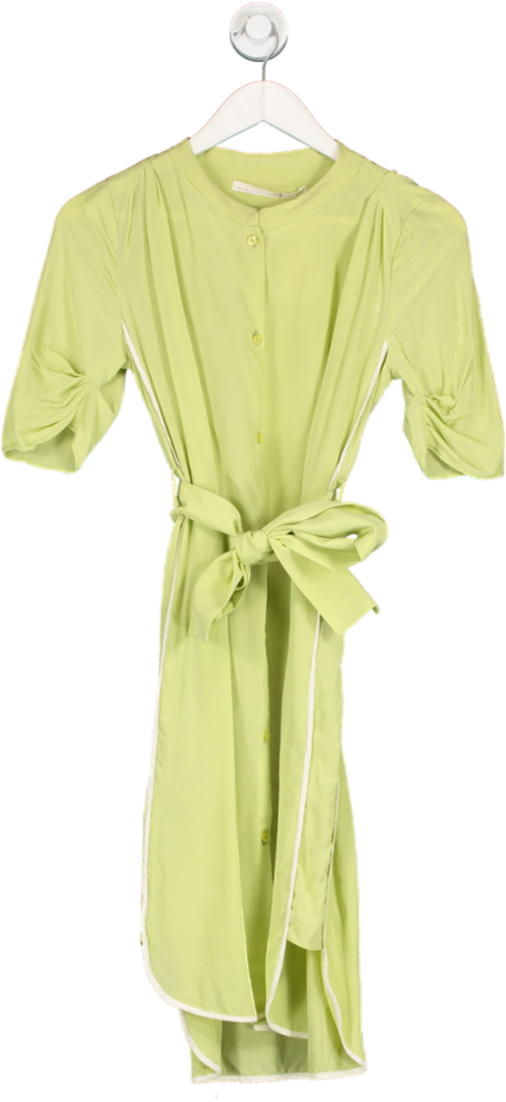 Dorothee Schumacher Green Belted Shirt Dress UK S