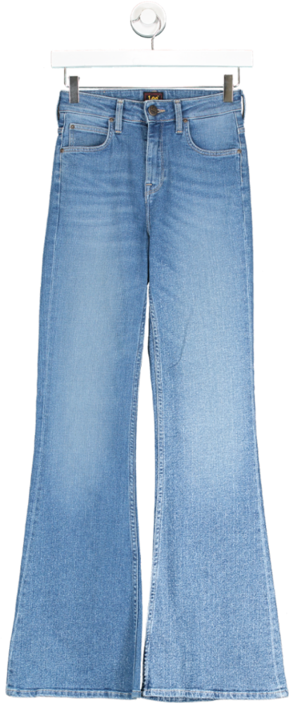 Lee Blue Wide Leg Denim Jeans UK 8