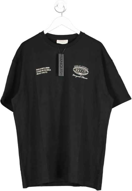 Vanquish Black Tsp Worldwide Oversized T Shirt UK L