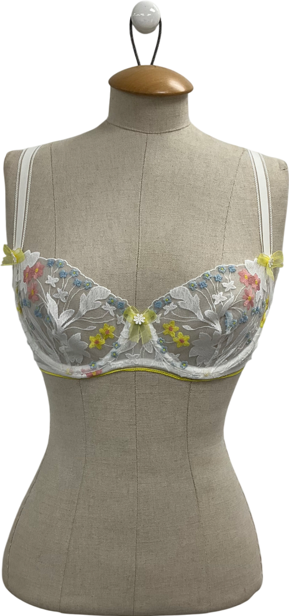 Lounge Underwear White Fleet Balcony Bra UK 34D – Reliked