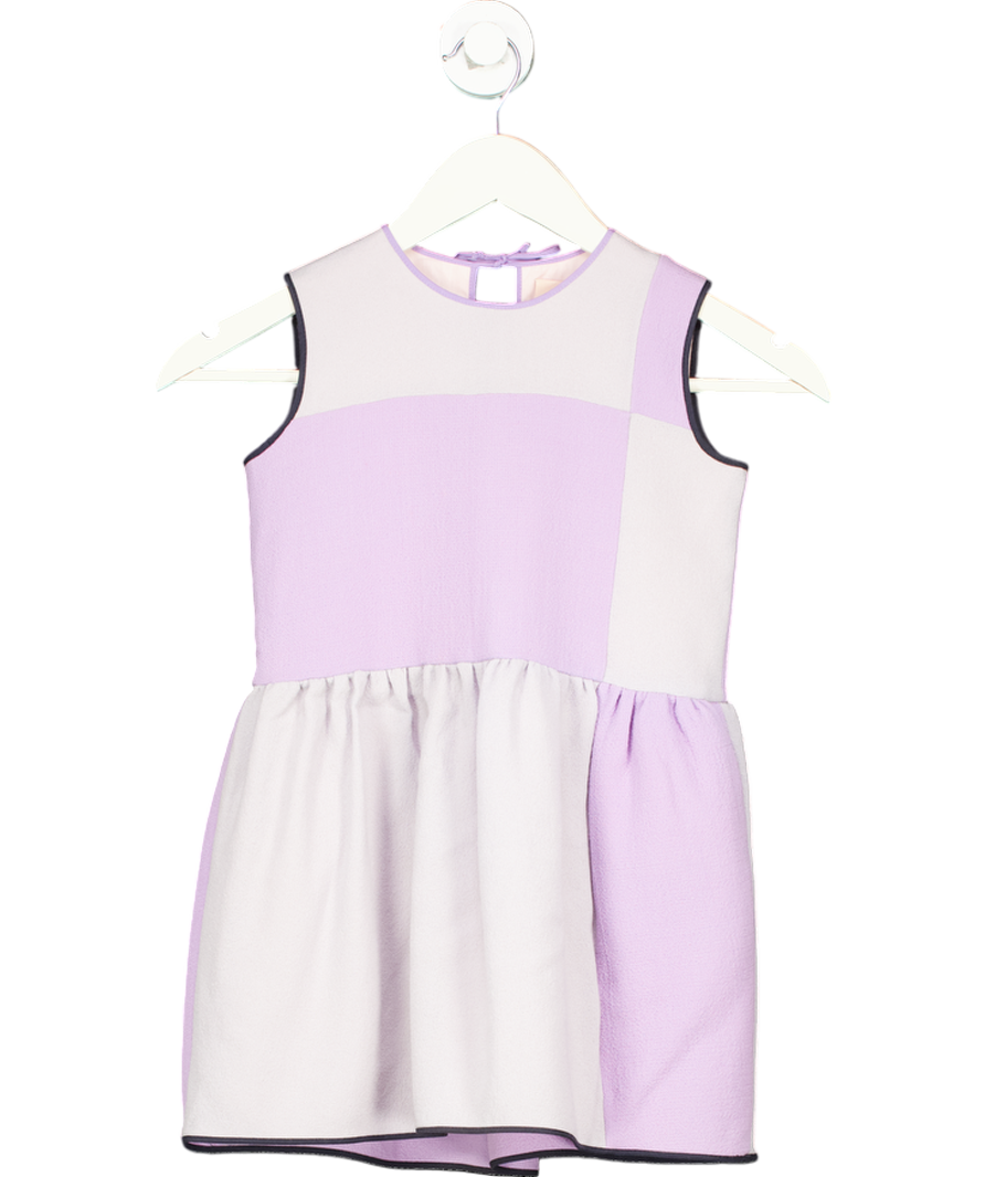 roksanda purple dress NEW ROKSANDA Harlin Bow Sleeve Crepe Mini Dress Lilac Purple Short UK 10 US  6