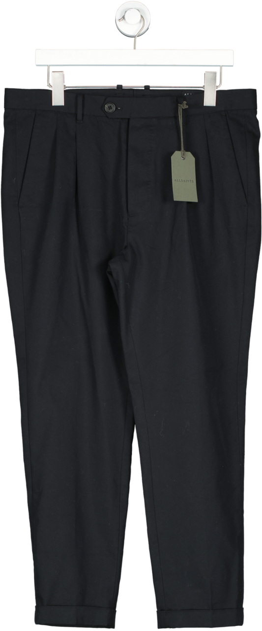 All Saints Black Tallis Trousers W32