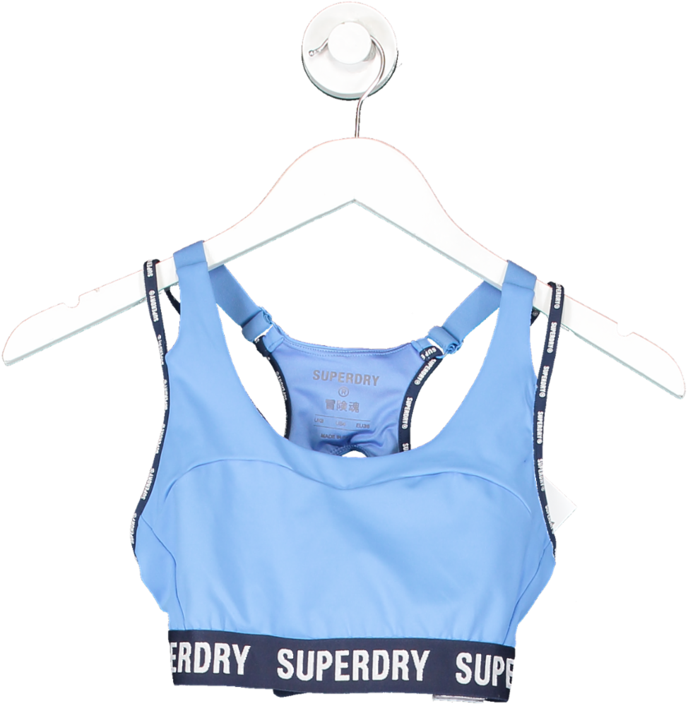 Superdry Blue Running Sports Bra UK 8 – Reliked