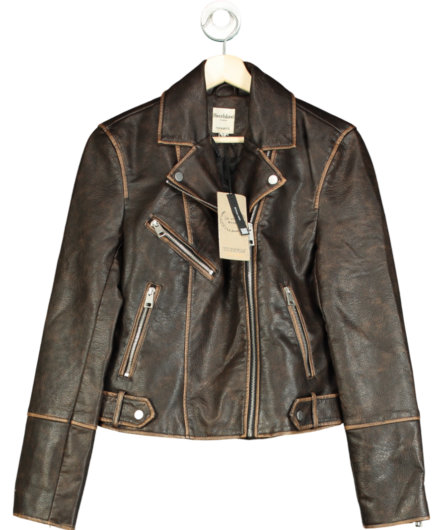River island biker jacket sales