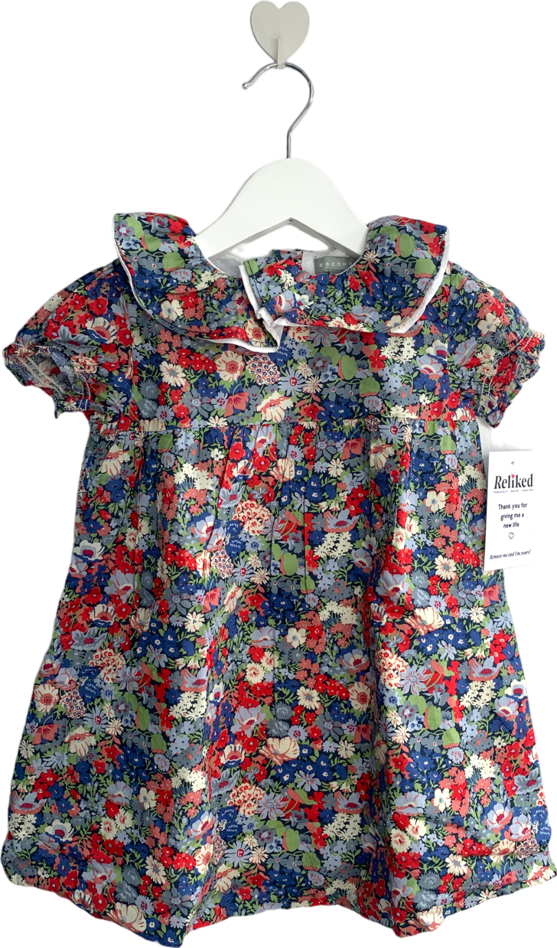 Coconut Multicoloured Floral Print Dress 4 Years