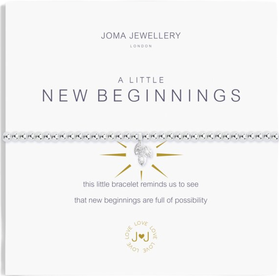 Joma Jewellery SIlver A Little 'New Beginnings' Bracelet One Size