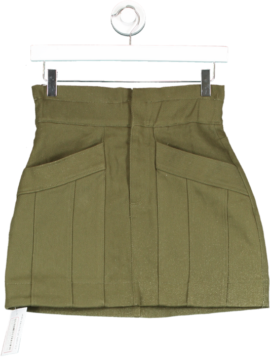 ZARA Army Green Utility Skirt UK XS
