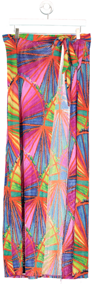 Fashion Nova Multicoloured Vibrant Print Sarong UK XL