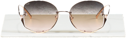 For Art's Sake Brown Moon Sunglasses One Size