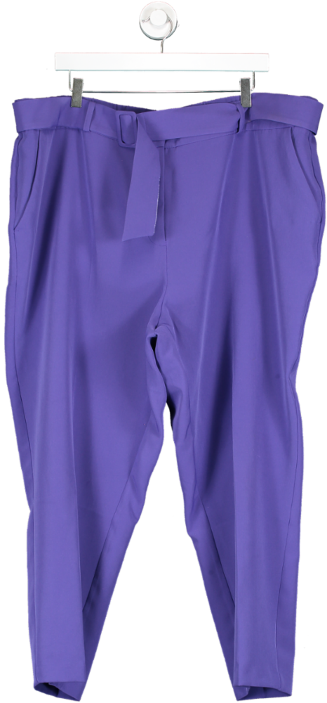 SimplyBe Purple Belted Trousers UK 24