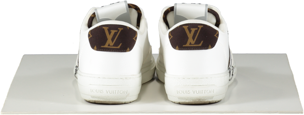 Louis Vuitton White LV Logo Charlie Trainers UK 5 EU 38 👠