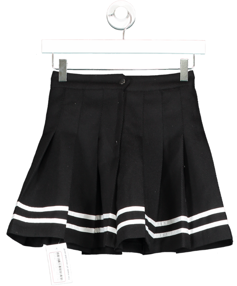 H&M Black Pleated Skirt UK 6