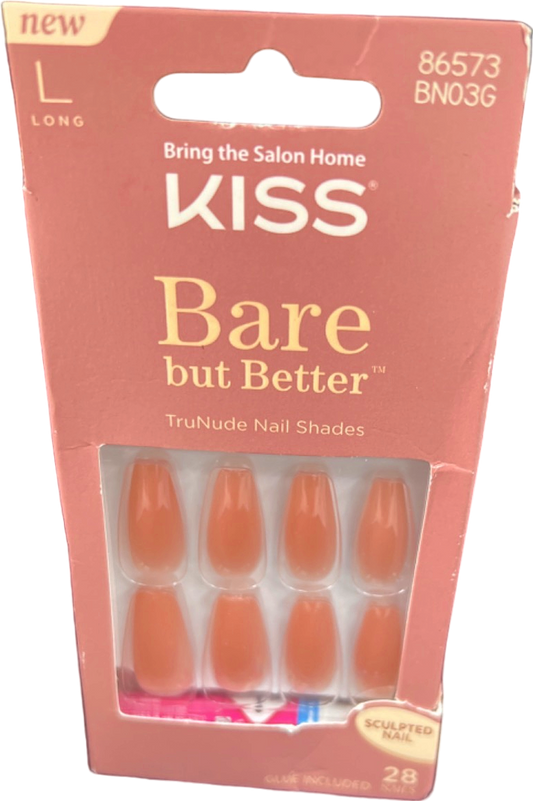 Kiss Bare but Better TruNude Nail Shades Long