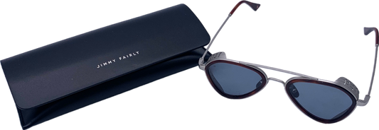 Jimmy Fairly Metallic The Hiro Sunglasses With Case One Size