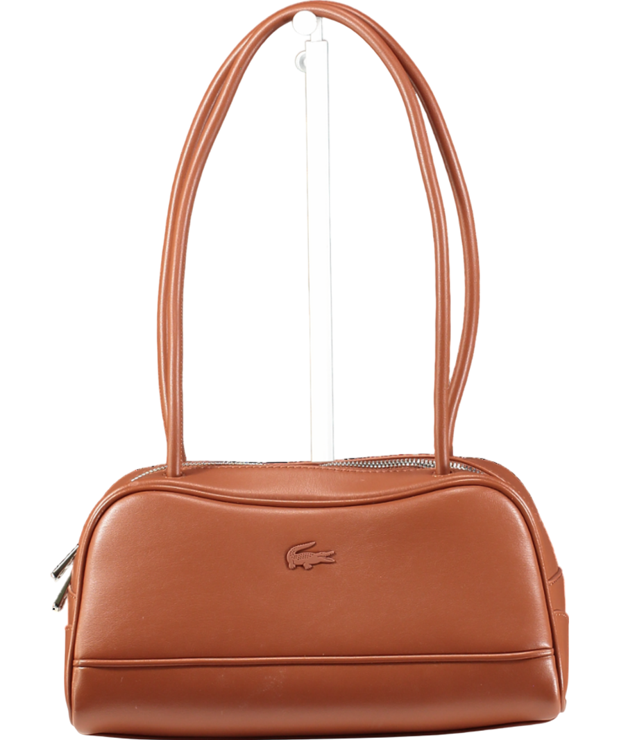Lacoste Brown Lora Leather Shoulder Bag – Reliked