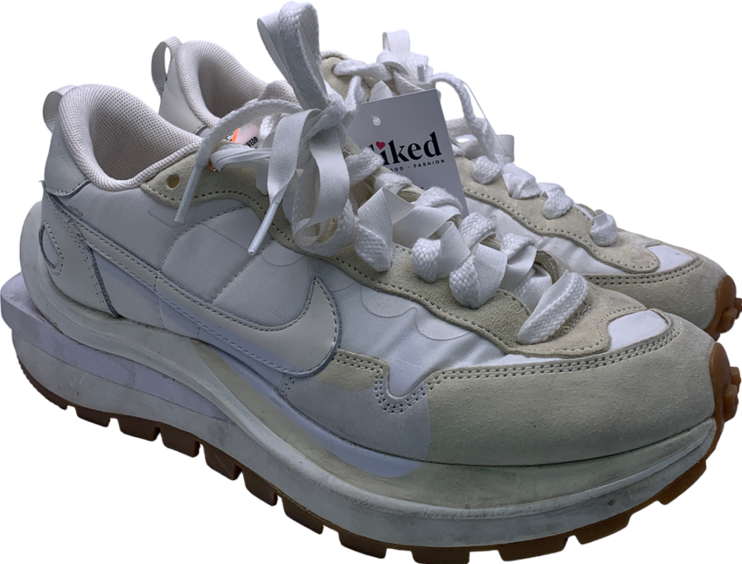 Cream Nike Sacai Trainers UK 6 EU 39 Reliked