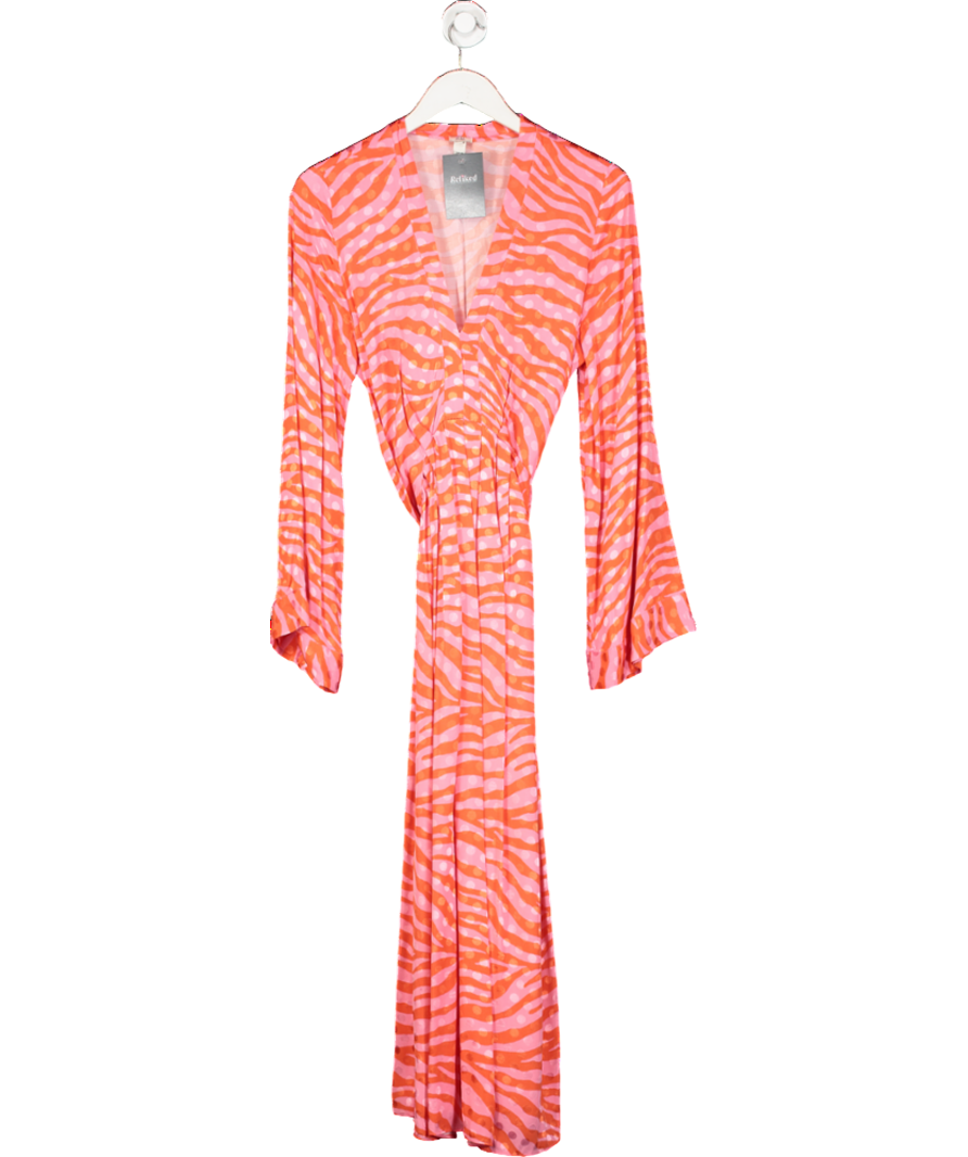 River Island Pink Animal Print Maxi Dress UK 12 – Reliked