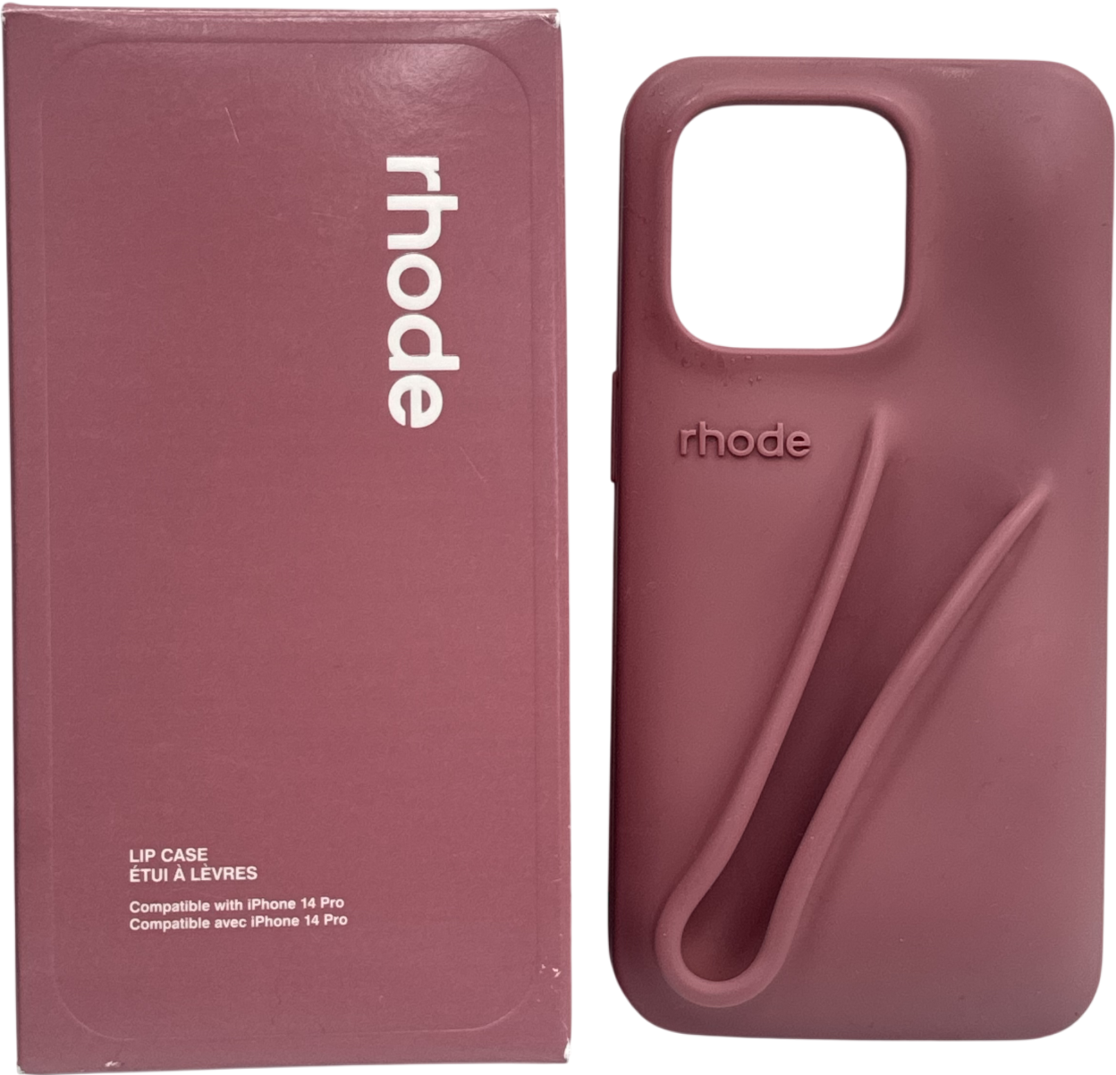 RHODE ケース iphone 14promax iPhone rhode Rhode Bieber Phone Ribbon