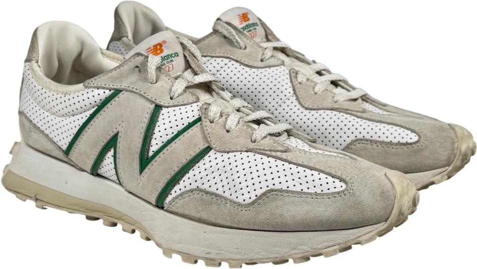 NEW BALANCE X Casablanca 327 Trainers White / Green UK 9 EU 43