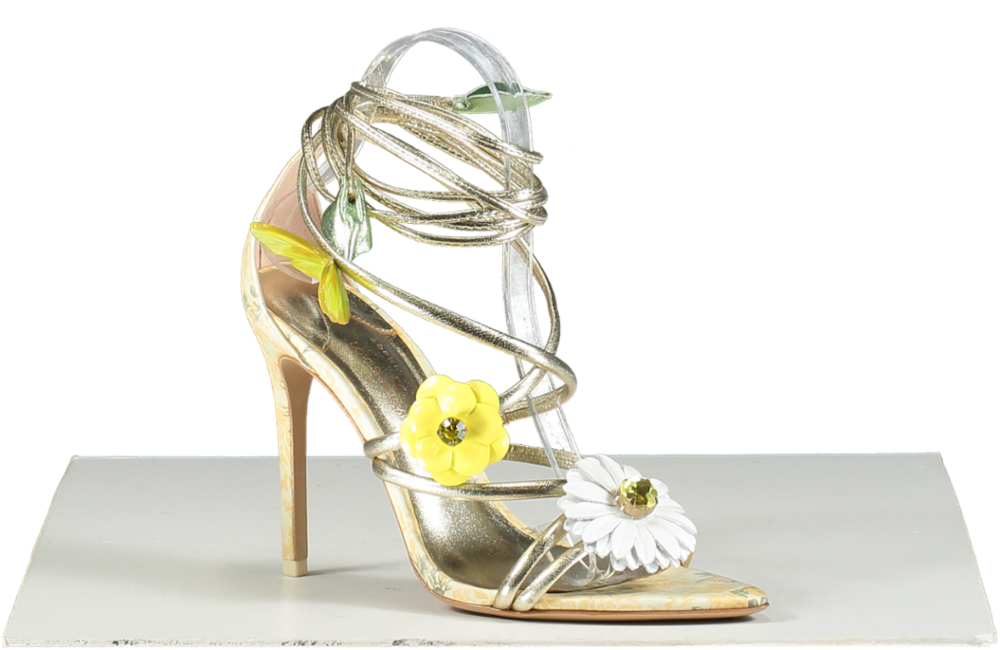 Sophia webster hot sale gold heels