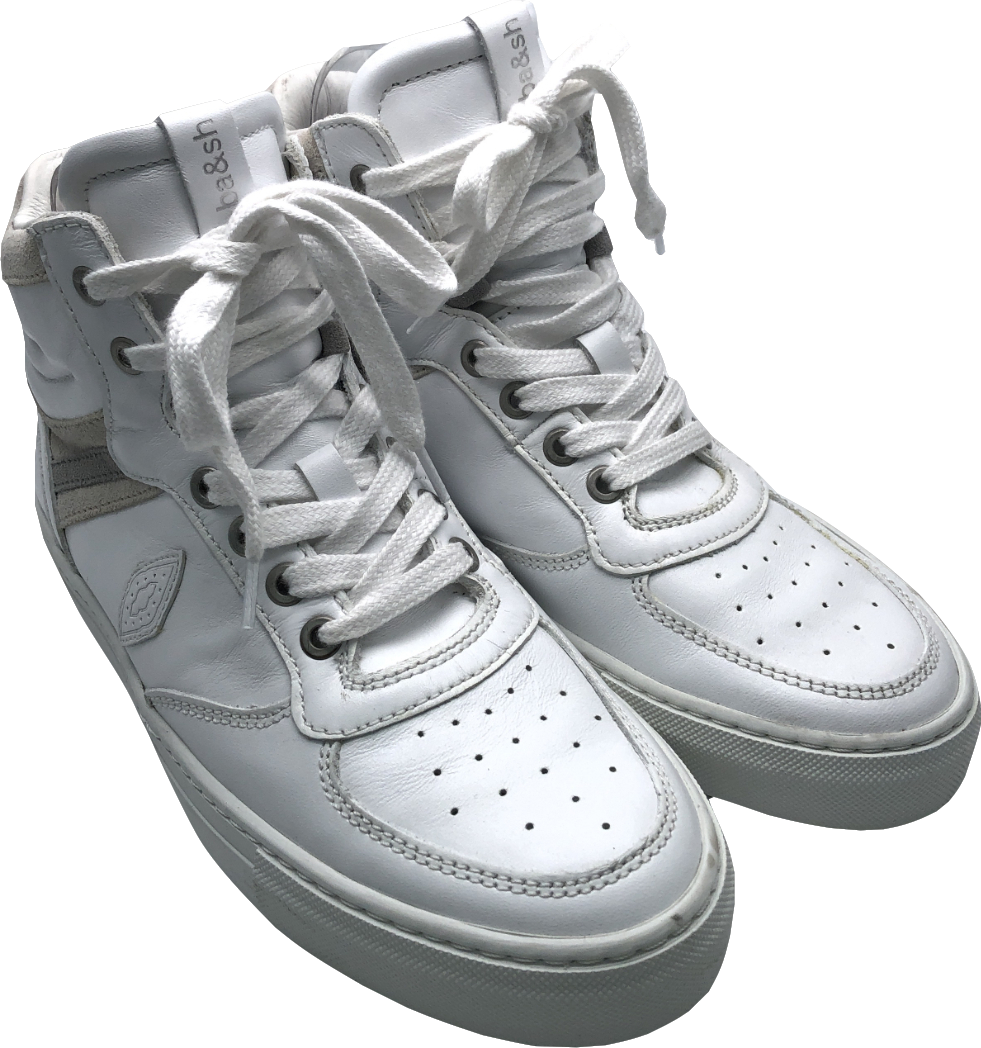 Ba sh White Crush Sneakers UK 6 EU 39 Reliked