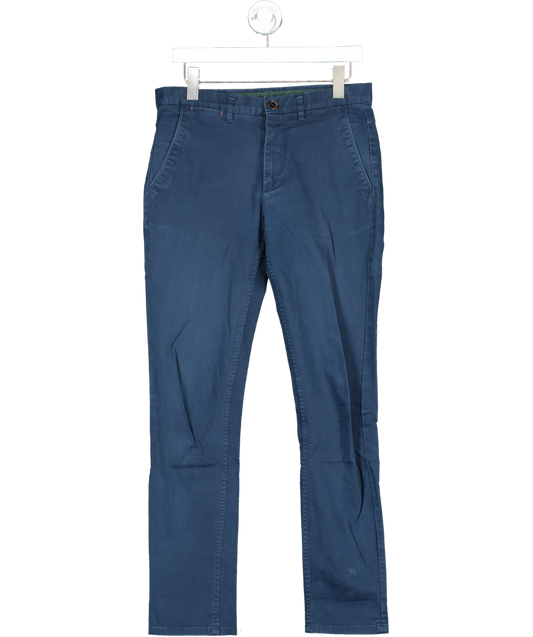 ZARA Blue Slim Fit Trousers UK 10