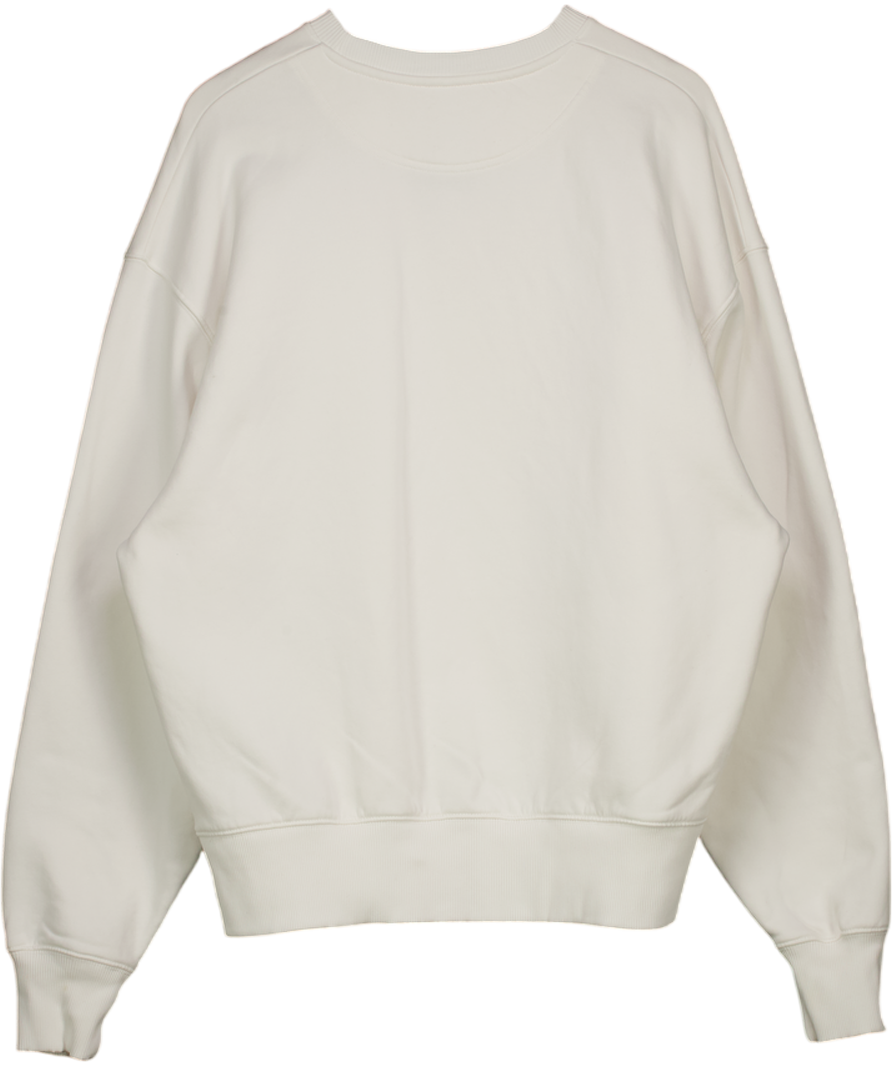 STANLEY/STELLA Ivory / Red Paper Beach Club Sweatshirt UK L