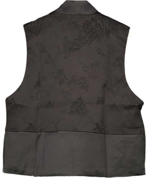 BAOFENGYU Black Waistcoat UK L