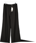 HENNE Black Tessa Trousers UK 10