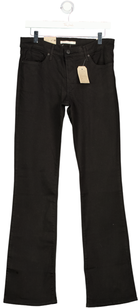 LEVI'S Black 315 Mid-rise Tummy Shaping Bootcut Jeans L34 W29