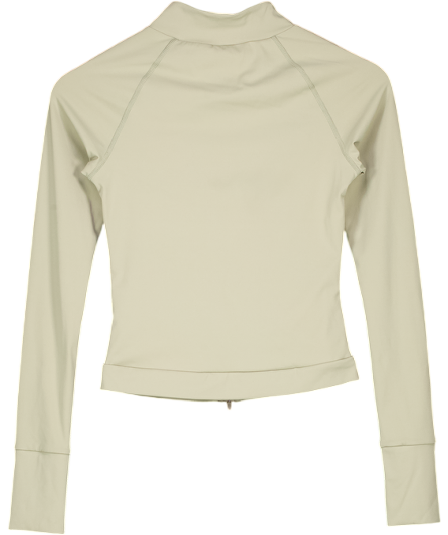 Sisters & Seekers Green Active Zip Up In Soft Pink UK XS