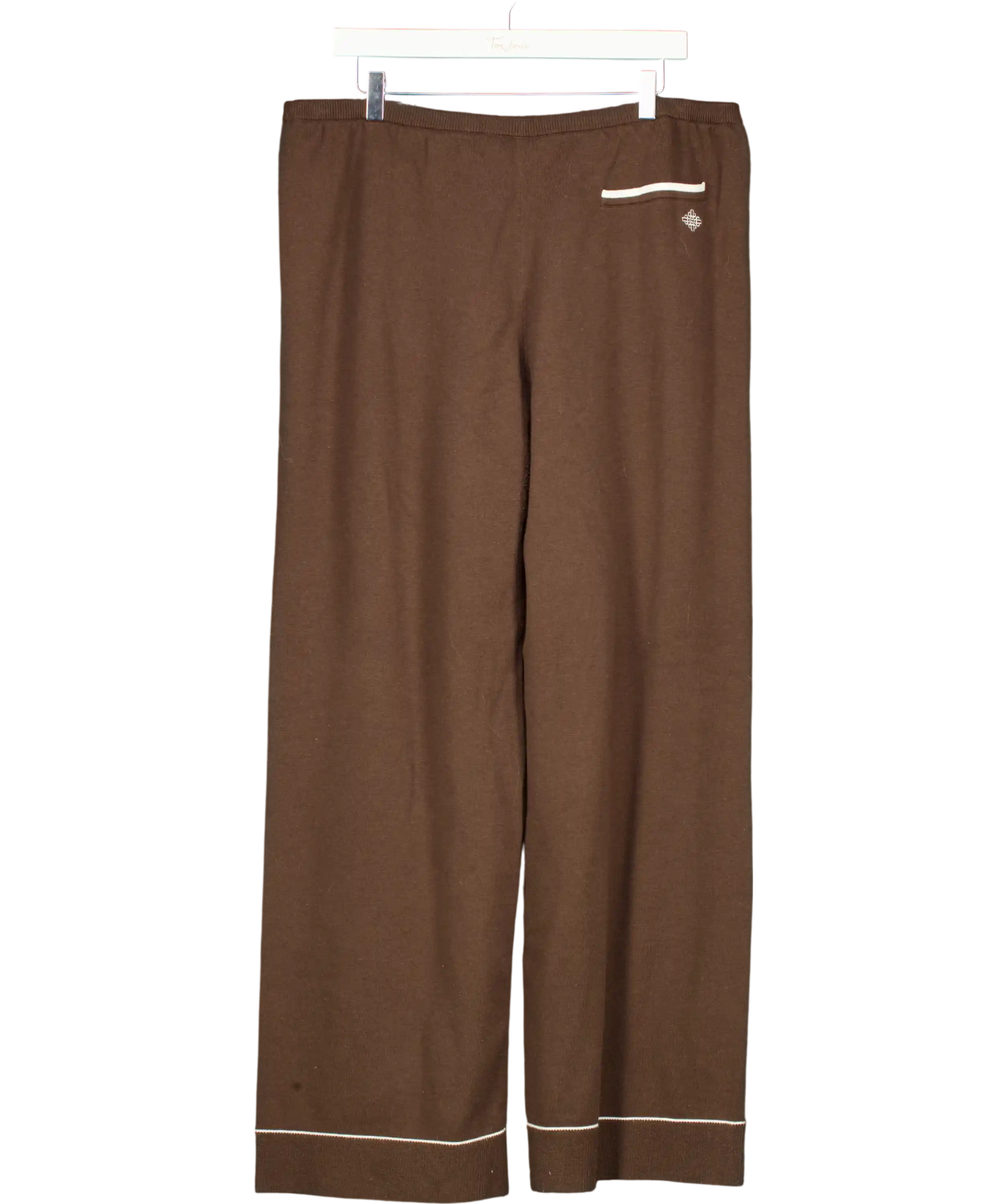 The Couture Club Brown Knitted Trousers UK 16