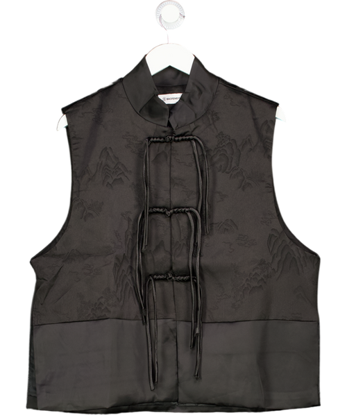 BAOFENGYU Black Waistcoat UK L