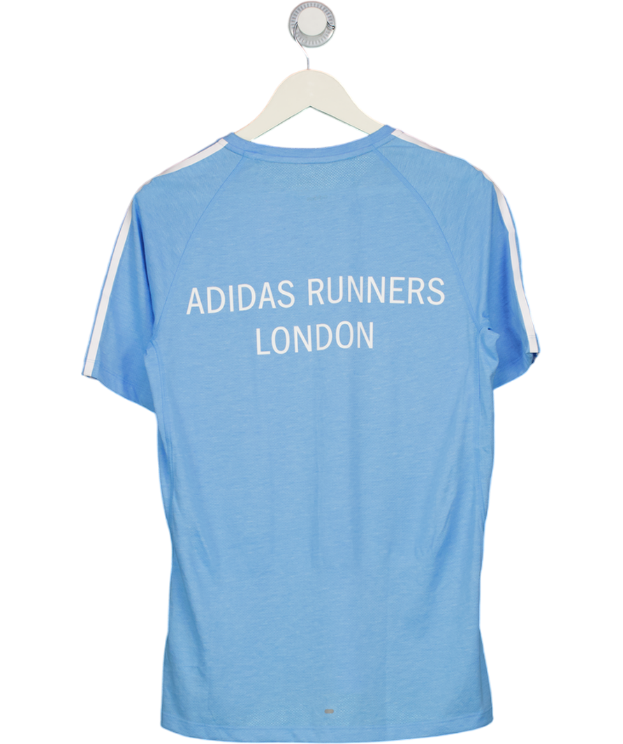 adidas Blue Own The Run T-shirt UK S